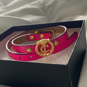 Vintage early 2000s Juicy Couture belt bracelet